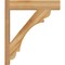 Ekena Millwork Olympic Block Rough Sawn Outlooker, Western Red Cedar, 6"W x 24"D x 28"H OUT06X24X28OLY05RWR - alternate 3